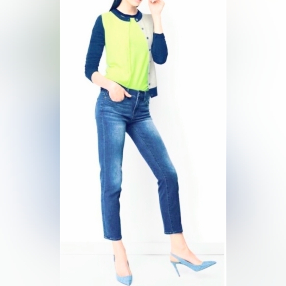 J. Crew Woman's Cropped Reid Jeans blue size 27